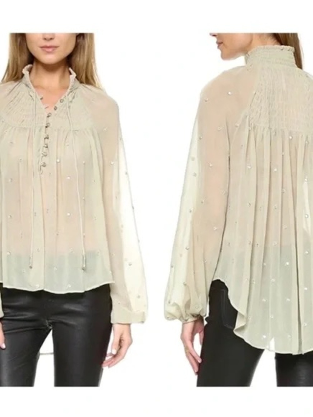 Free People Ready To Run Blouse